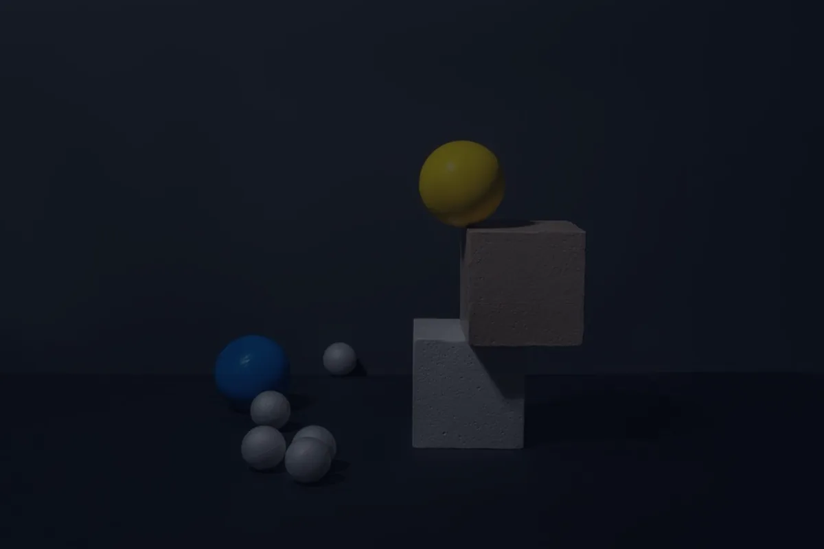 Abstract balanced forms on dark, representing how to calculate your net worth.