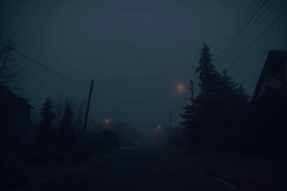 A house in evening fog, representing the real cost of homeownership.