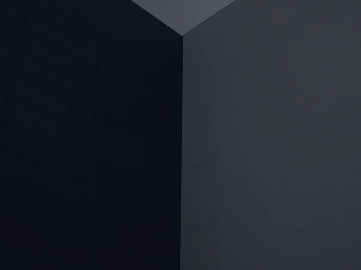 Two abstract geometric forms on dark, representing standard versus itemized deductions.